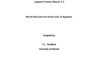 Novel feed and non-food uses of legumes