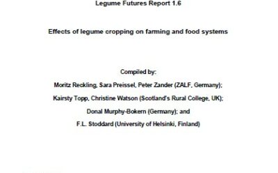 Effects of legume cropping on farming and food systems