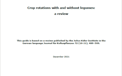 Crop rotations with and without legumes: a review