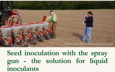 Saatgut-Impfung mit der Sprühpistole – die Lösung für flüssige  Präparate