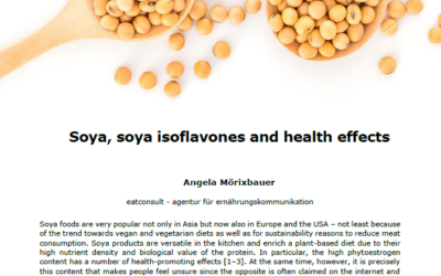 Soya, soya isoflavones and health effects