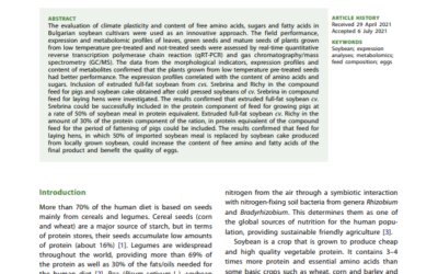 An innovative approach for the assessment of Bulgarian soybean cultivars