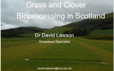 Grass and clover bioprocessing in Scotland