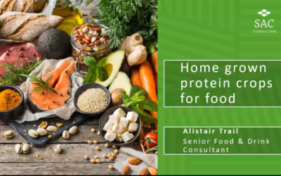 Home grown protein crops for food