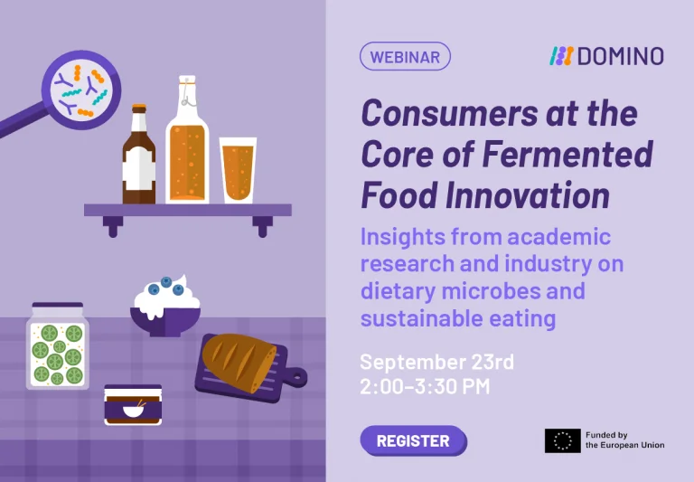 DOMINO webinar: Consumers at the core of fermented food innovation