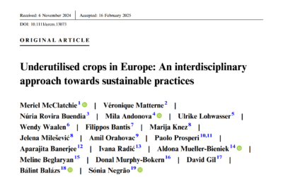 Underutilised crops in Europe: An interdisciplinary approach towards sustainable practices