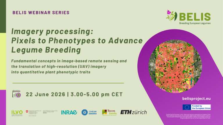 BELIS Webinar Series: “Image processing: Pixels to phenotypes to advance legume breeding”